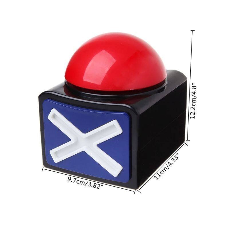 HOT SELL Game Answer Buzzer Alarm Button With Sound Light Trivia Quiz ...
