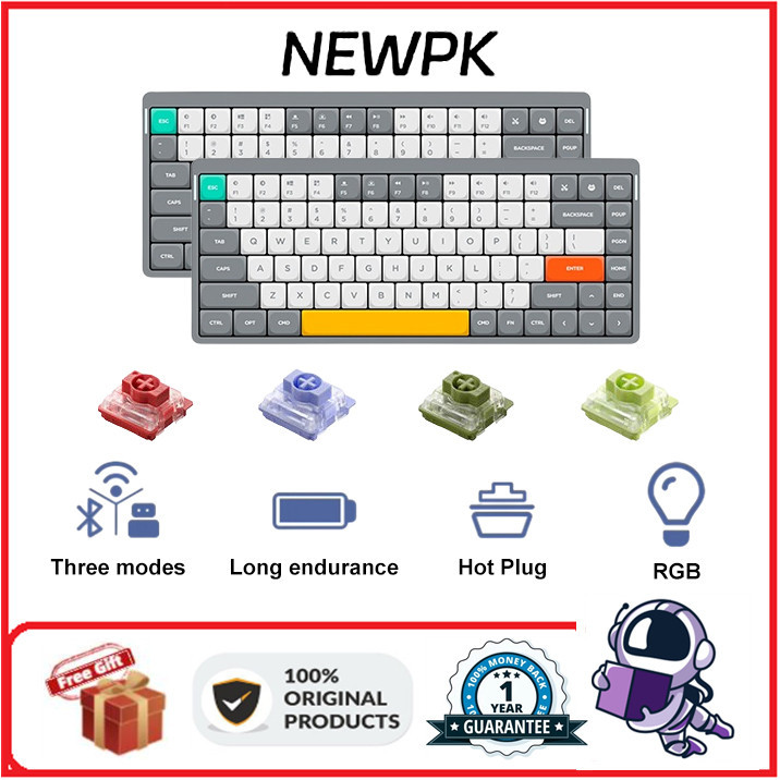 NuPhy Air75 V2 wireless three mode dwarf mechanical keyboard hot plug ...