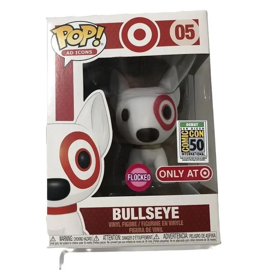 Funko POP! Target Bullseye 05 (Flocked) (SDCC) (Only At Target) [with ...