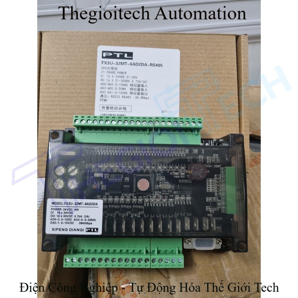 PLC Board Programmer FX3U-30MR 6AD2DA-RS485 (RTC) FX1N FX2N FX3U-32MT ...