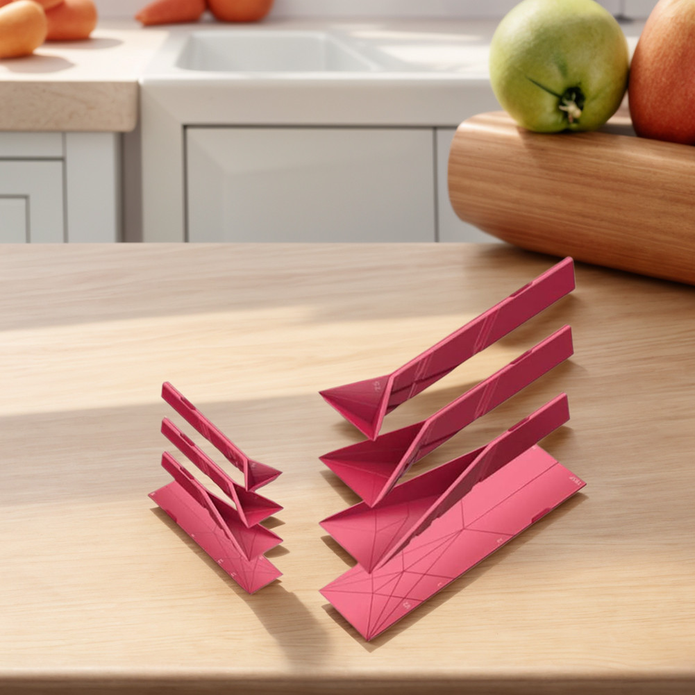 2Pcs Polygons Flat Measuring Spoon 6 Different Sizes 3-in-1 Kitchen ...