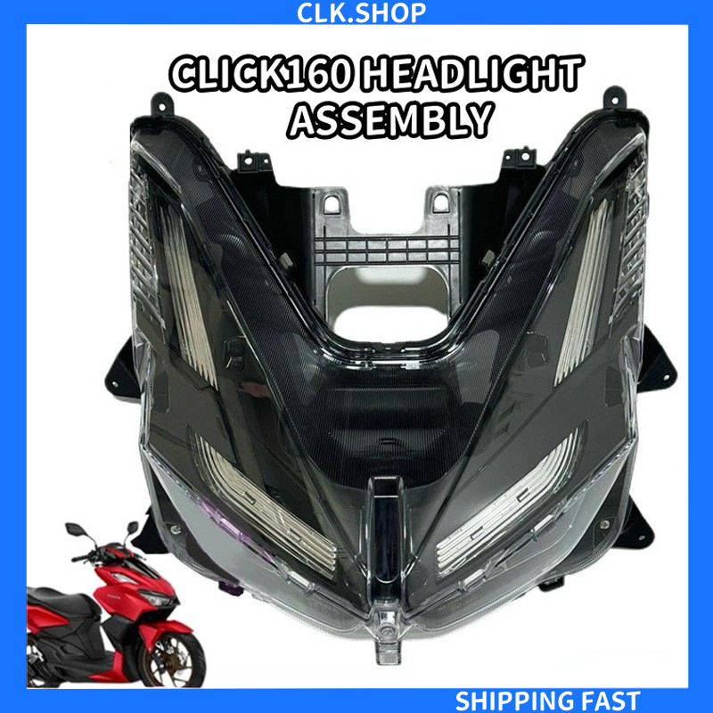 HONDA CLICK160 HEADLIGHT ASSEMBLY REPLACEMENT FOR CLICK160 ONLY (Plug ...