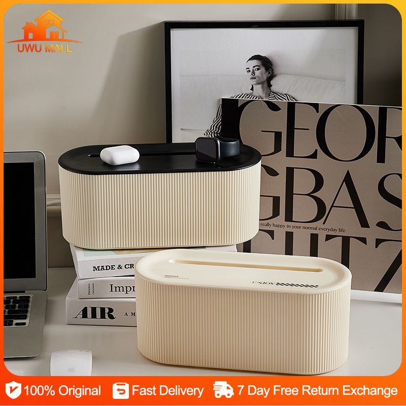 Desktop Cable Storage Organizer Management Box Extended Computer Socket ...