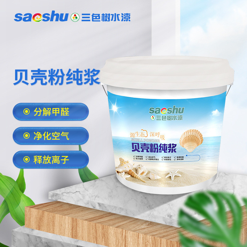 Source Ecological Art Paint Shell Powder Pure Paste Water-based Paint ...