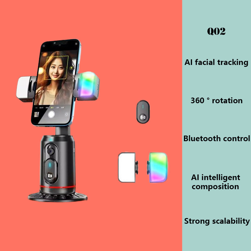 Q02 Intelligent Self portrait Frame 360 ° Intelligent Face Follow up ...