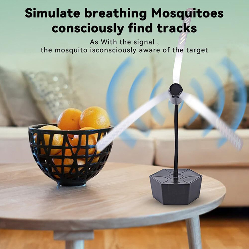 [noels.ph] Fly Swatter Fan USB Rechargeable Mosquito Insect Repellent ...