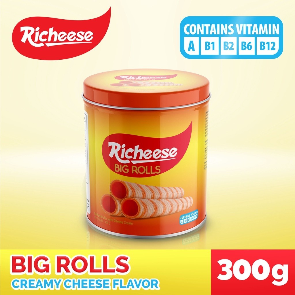 NABATI Richeese Big Rolls 300g | Shopee Philippines