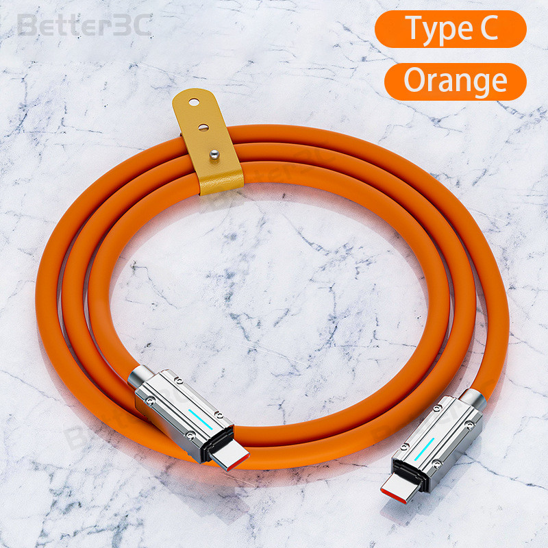Zinc Alloy Type C To ios Data Cable 120W Dual Type C Super Fast ...