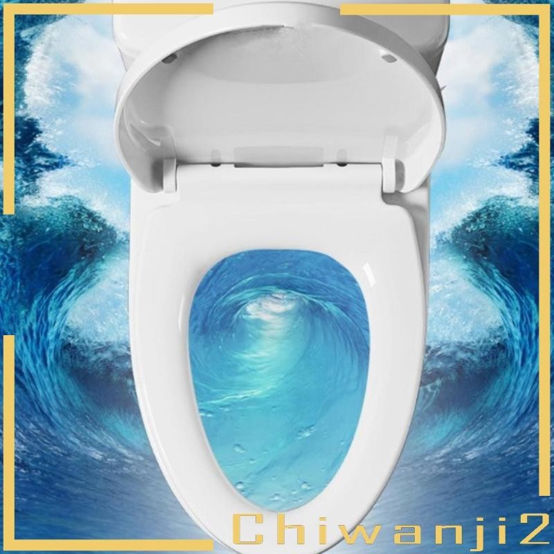 [Chiwanji2] White Toilet Seat and Lid Hinges, Wipe Clean Seats Make