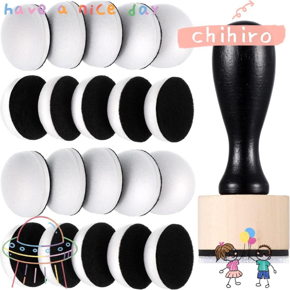 PATIKIL 15-Piece Mini Ink Blending Brushes For Card Making & Stamping - 5 Colors, Small Brush Heads For Detailed Crafting