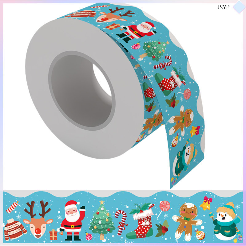 Christmas Border Sticker Classroom Bulletin Board Borders Strips ...