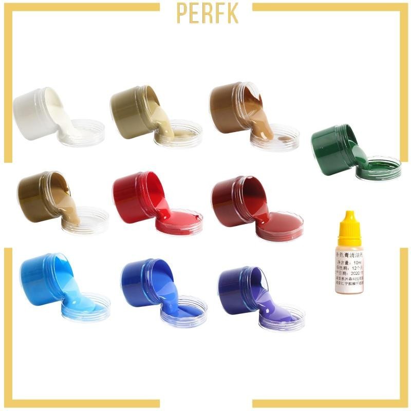 [Perfk] Leather Dye Paint Liquid 30ml Pigment Damaged Dye Stain Pigment ...