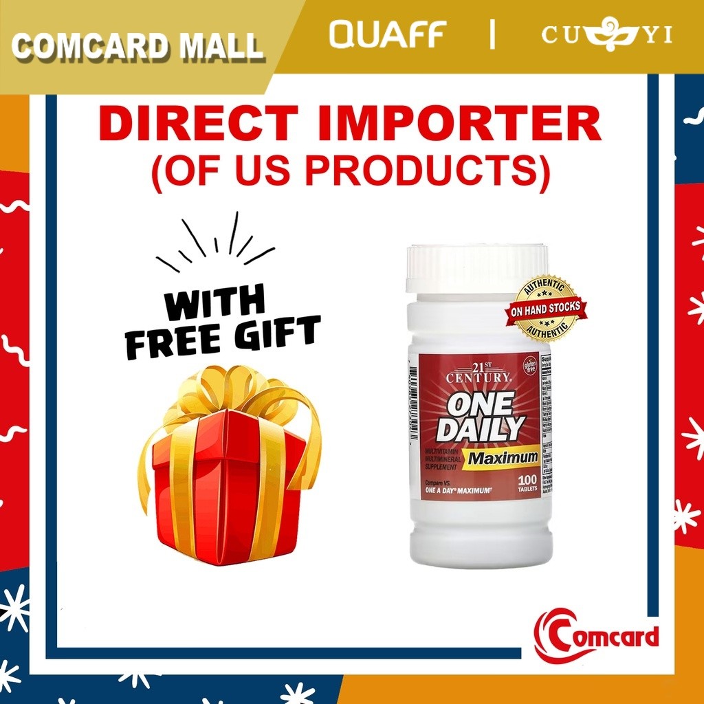 21st Century One Daily Maximum 100 Tablets | CPM | Shopee Philippines
