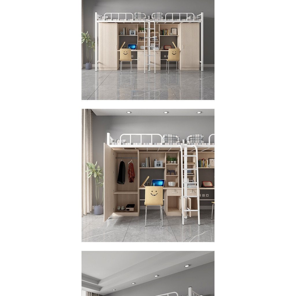 Bed under Bed Combination Bed College Student Apartment Bed Staff ...