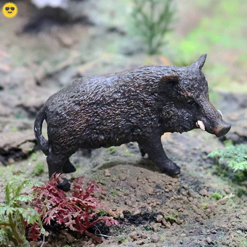 c B PVC Figure Simulation Realistic Wildlife Animal World Figurine Wild ...