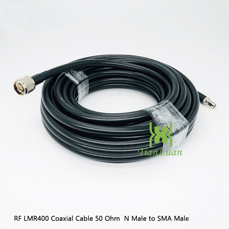 LMR400 30m N Male to SMA Male RF Coaxial Cable Extension Coax Cables ...