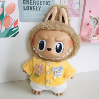 FENGCY Plush Labubu Clothes, Doll Decoration Fleece Coat 37cm Labubu ...