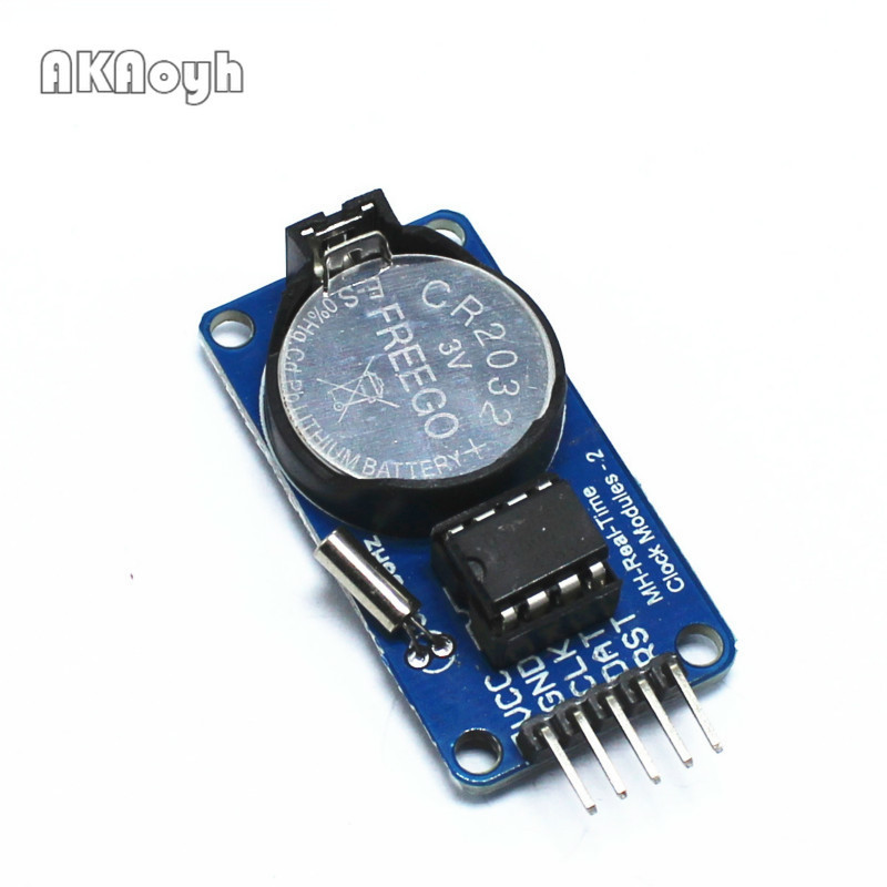 DS1302 Clock Module with Battery Real-Time Clock Module RTC for Arduino ...