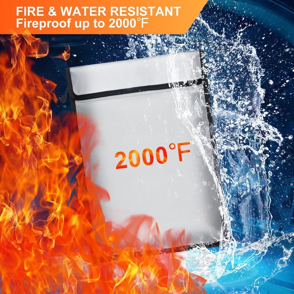 Shop fireproof and waterproof document bag for Sale on Shopee Philippines