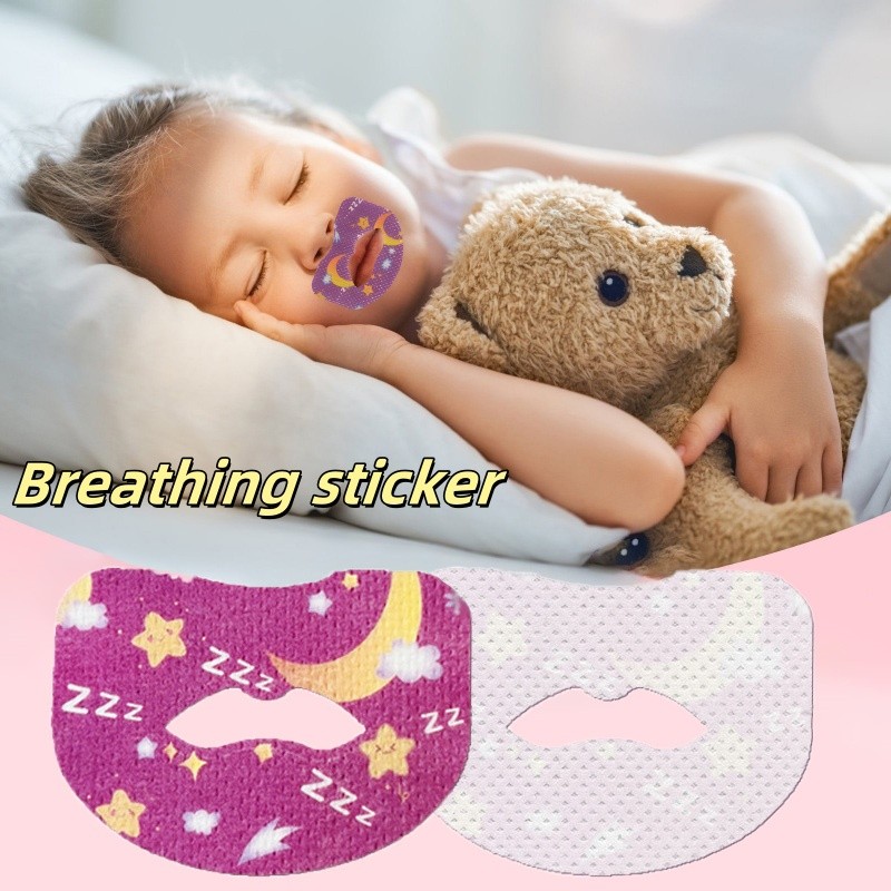 Lip Nose Breathing Improving Patch Anti-Snoring Stickers Children Night ...