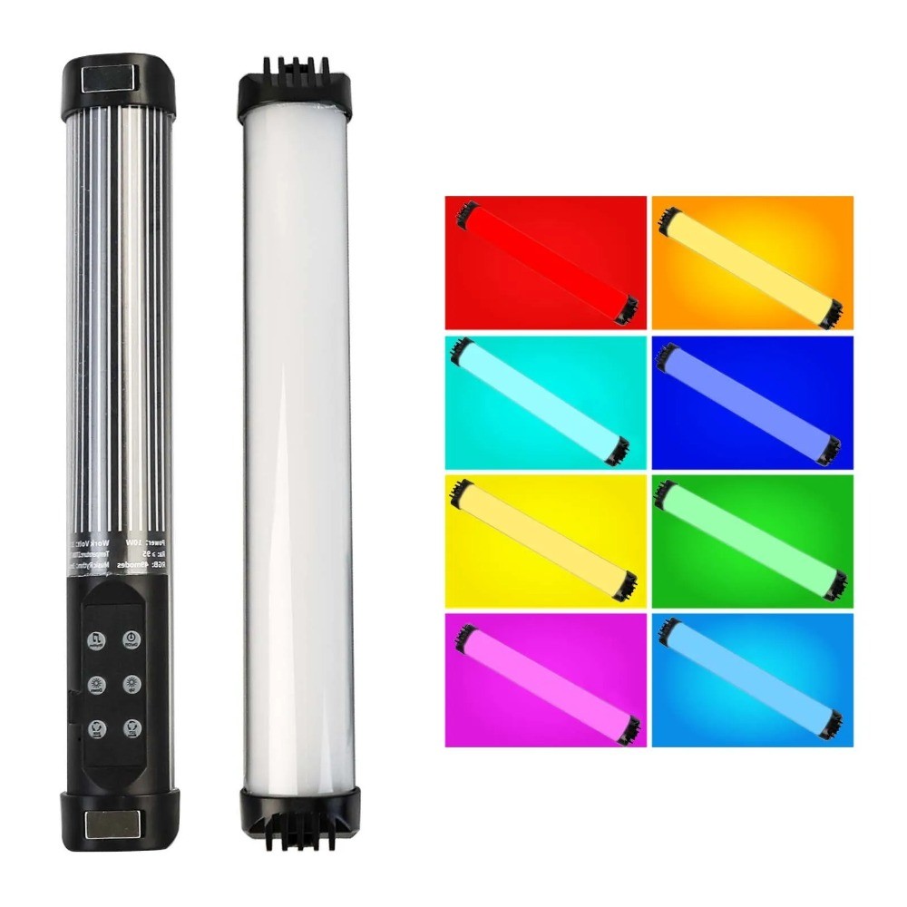 RGB Photographic Lighting 2700-7500K Magnet Photography Mini Handheld ...