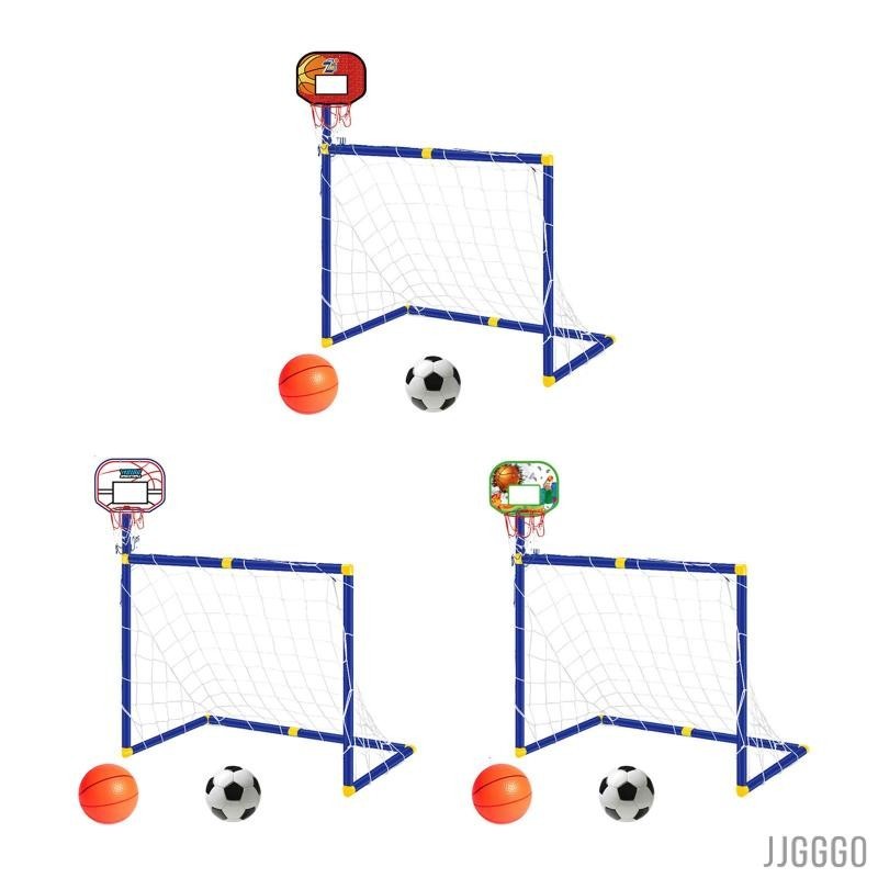 [Jjgggo] Basketball hoop with soccer goal for children, training ...