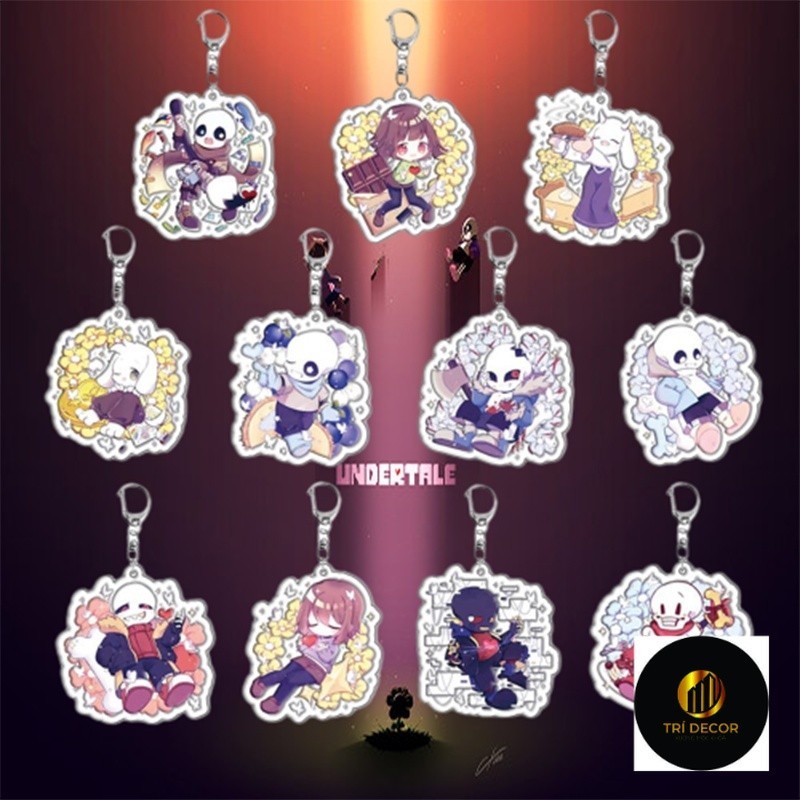 Undertale Sans Flowey Papyrus Asriel Cartoon Keychain | Shopee Philippines