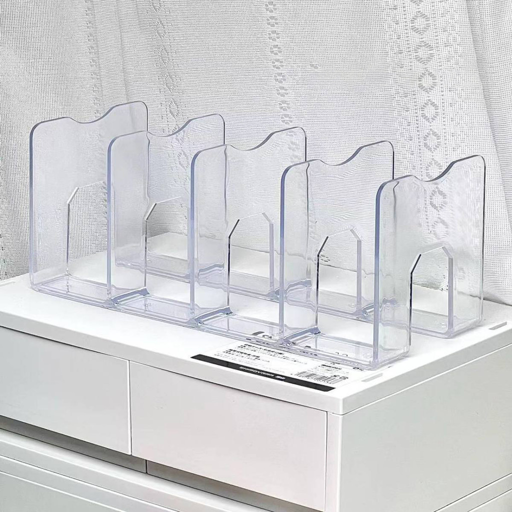 Acrylic Bookshelf Plastic Transparent Bookshelf Storage Book Display ...