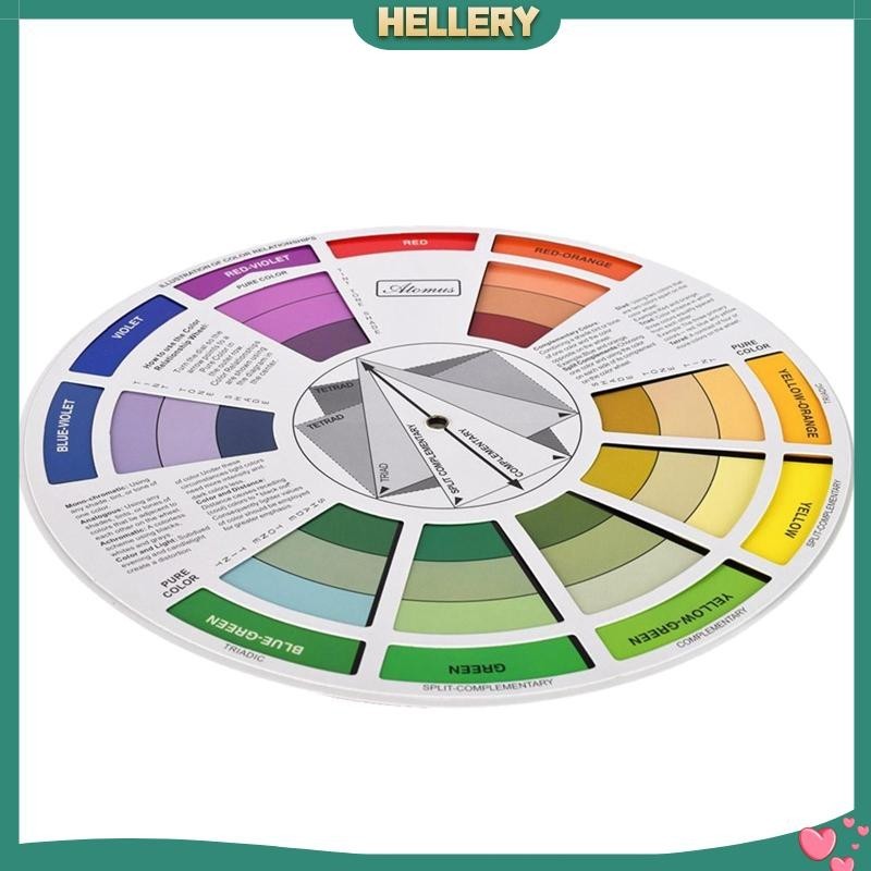 [HelleryPH] color Wheel Paint Color Mixing Guide and Harmony Wheel ...