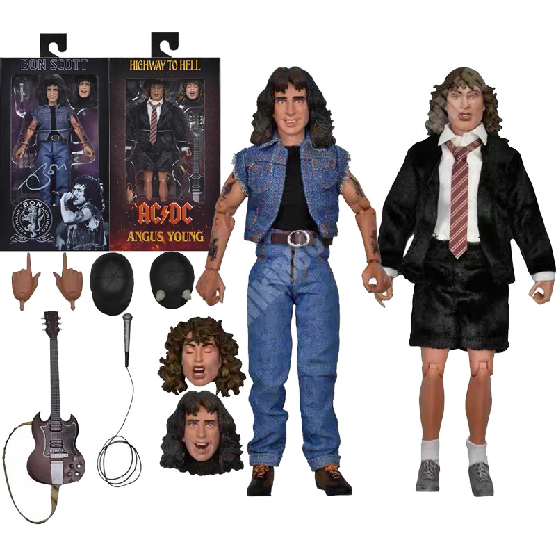 NECA AC/DC Rock Band Bon Scott Angus Young Highway To Hell Special ...