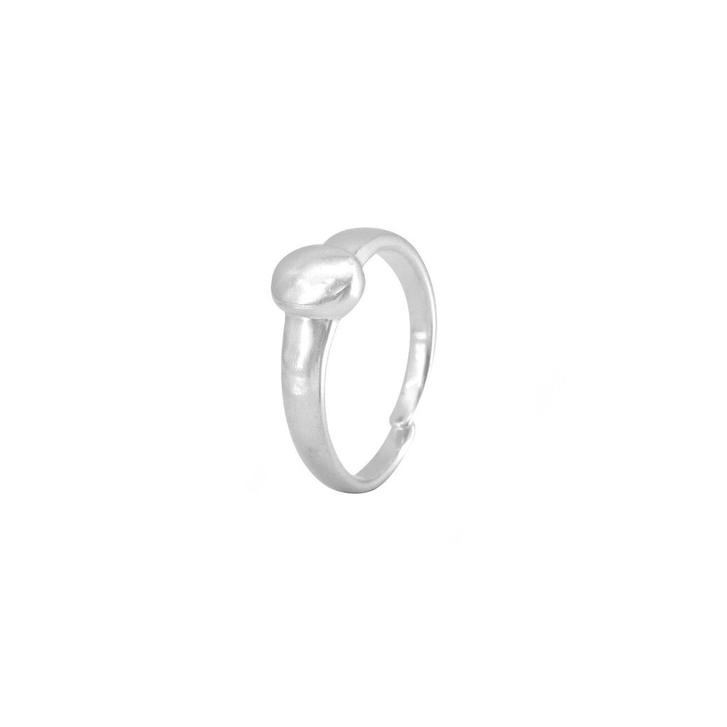 Silverworks 925 Sterling Silver Kids Ring Oblong in Middle Ring 1.5G ...