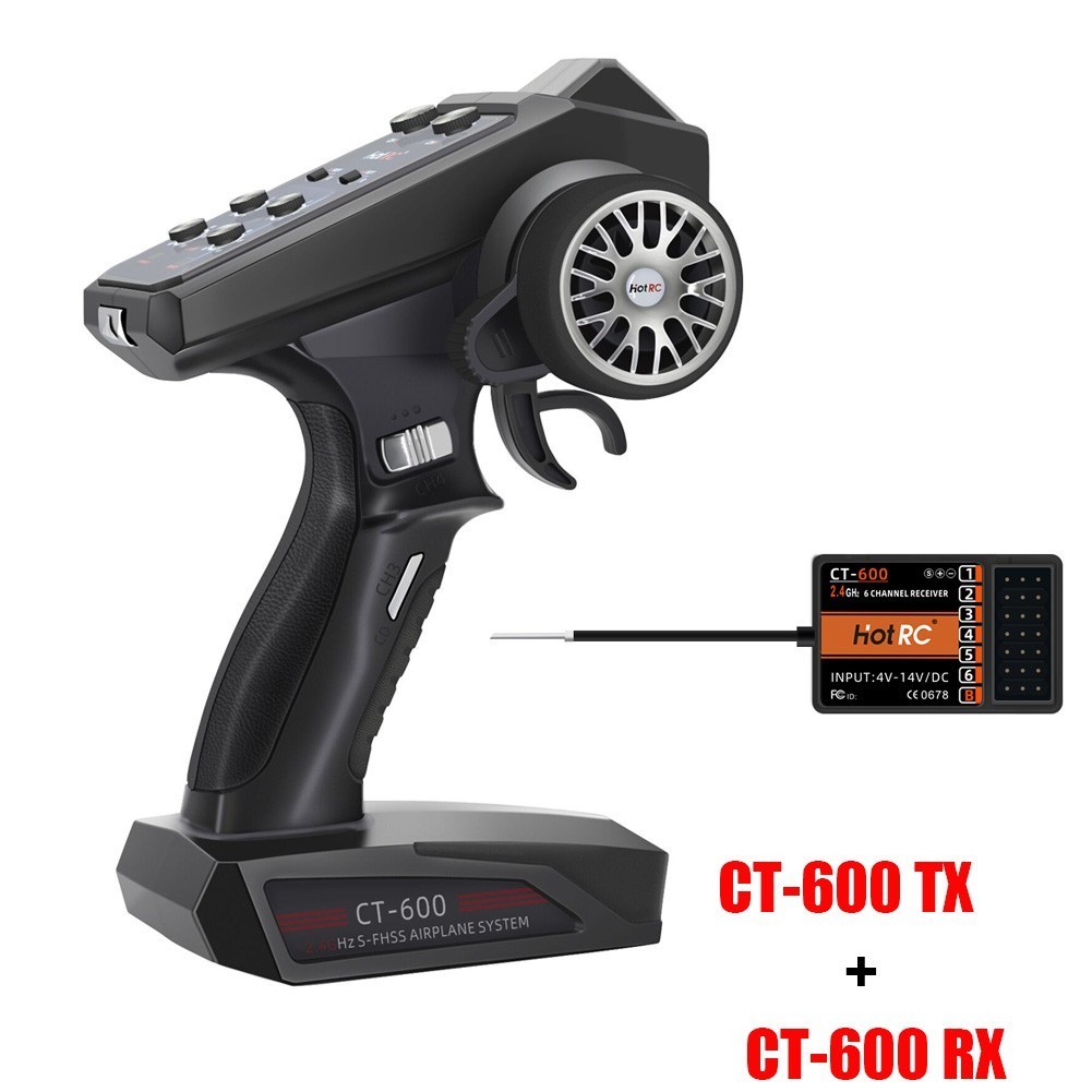 RC CT-600 CT400 6CH 4CH 2.4GHz Radio System Transmitter Remote ...