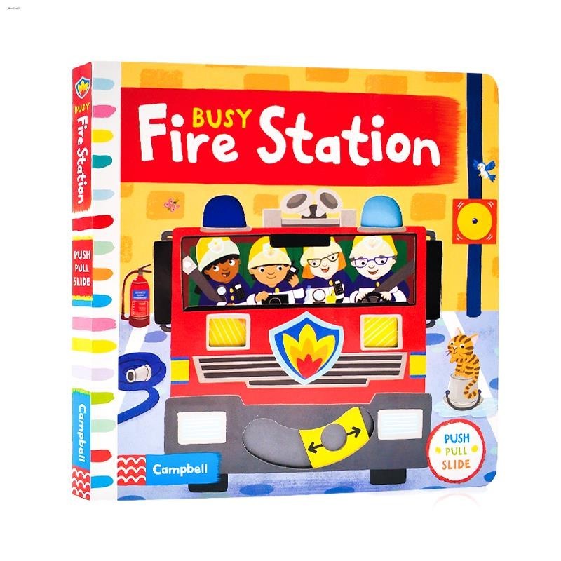 Busy Books Busy Series Busy Fire Station English original cardboard ...