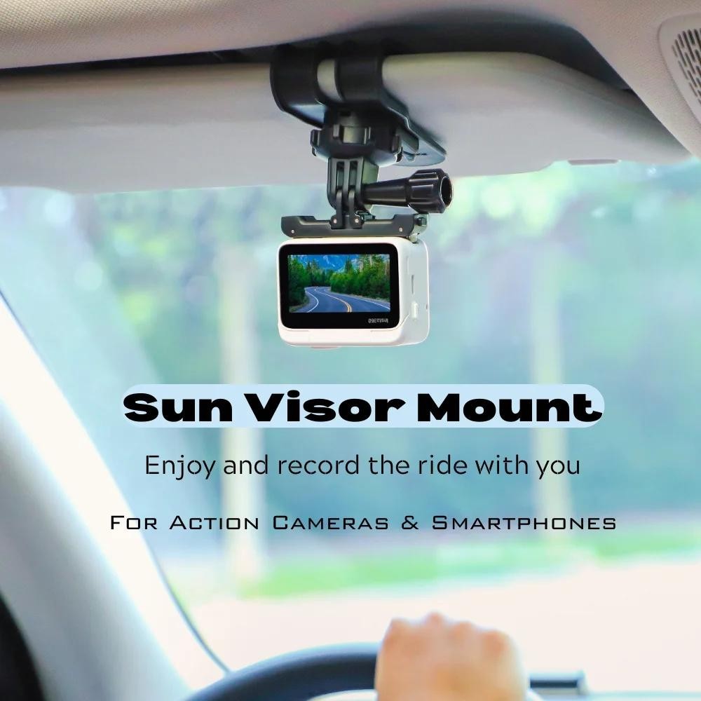 SUNNYLIFE Sun Visor Mount Quick Release For Actione Camera Cellphone ...