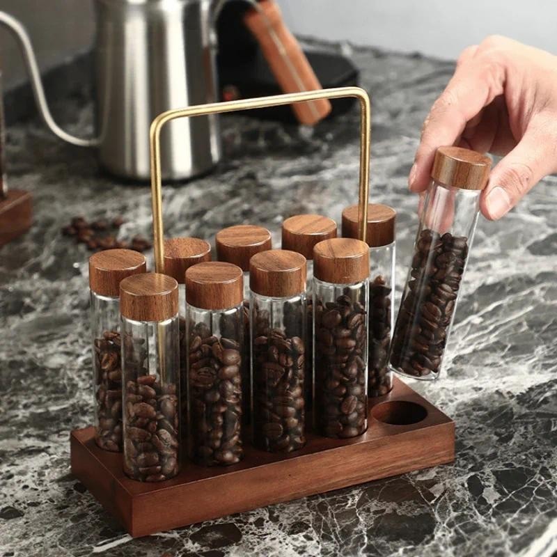 Coffee Bean Dosing Cup and Sprays Bottle Set Ceramic Coffee Bean