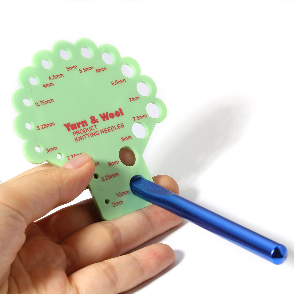 New Multifunctional Knitting Ruler Plastic Ruler High-quality Yarn ...