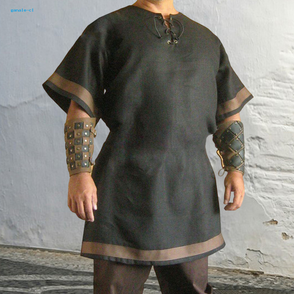 Vintage Men Shirt Men Renaissance Shirt Medieval Viking Warrior Costume ...