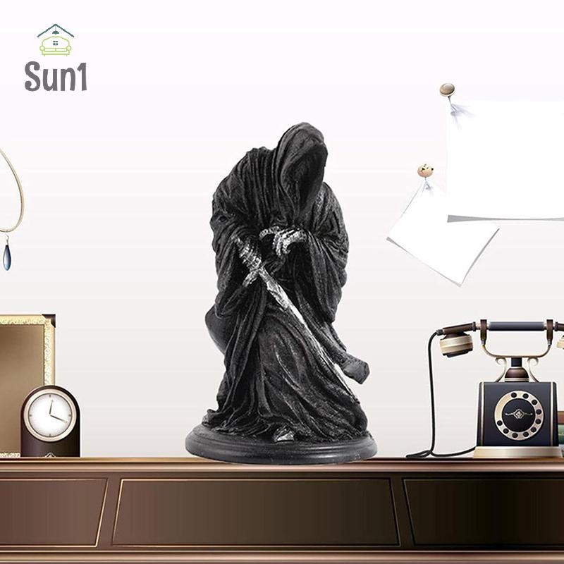 Sun1> Holy Death Statue Standing Religious Decorative Figurine Grim ...
