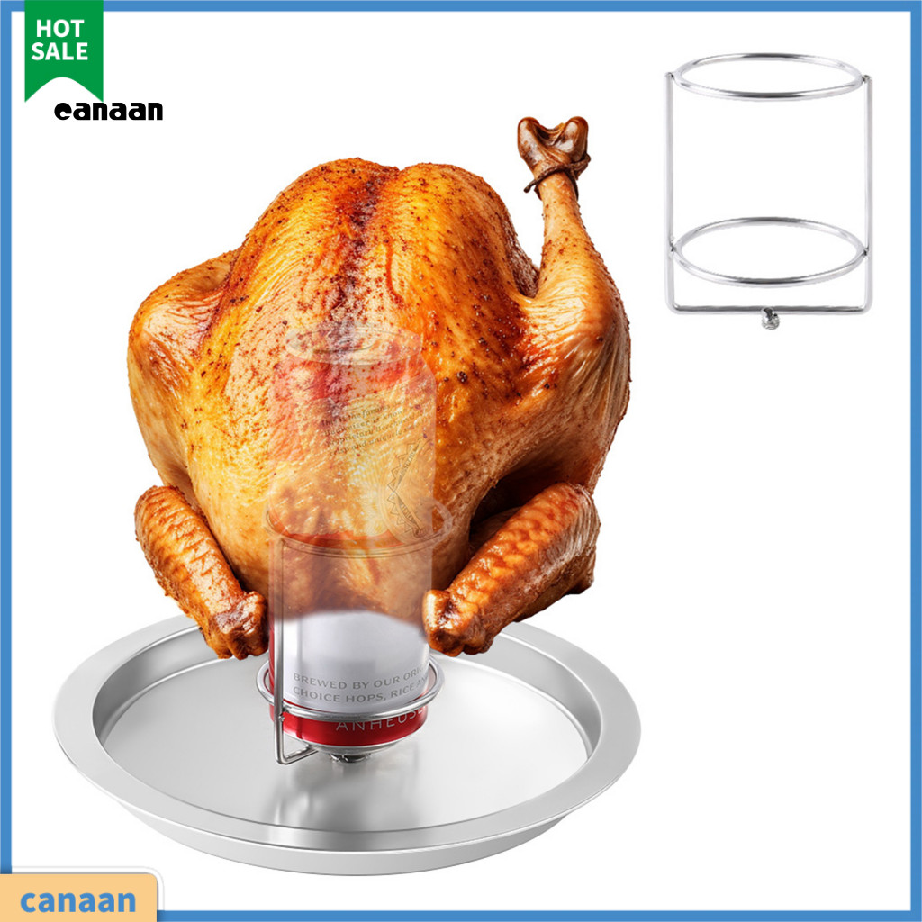 canaan| Grill Rack with Drip Tray Chicken Drumstick Stand for Grilling ...