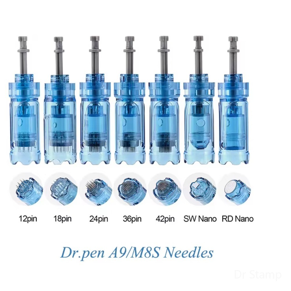 10PCS Dermapen M8S/A8S/A9/A11 Manufacturer Derma pen Needles Cartridges ...