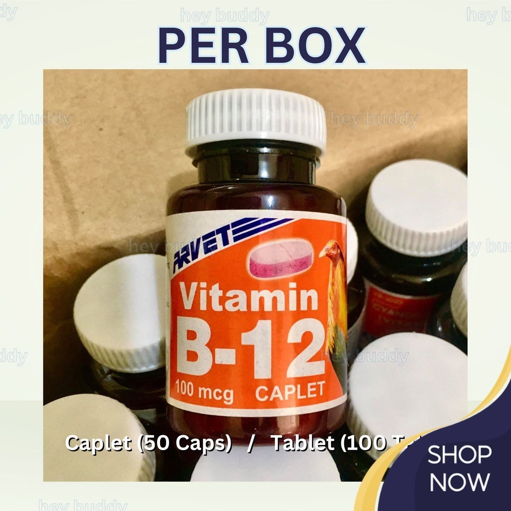 SOLD PER BOX Arvet B12 Caplet & Tablet (50 Caplet/100 Tablet) Wholesale ...