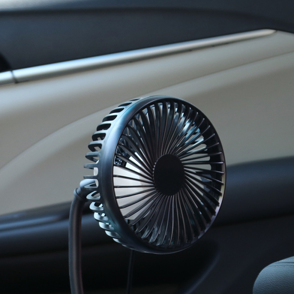 USB 3 Speed Auto Cooler Fan Powerful Quiet Portable Car Cup Holder Fan ...