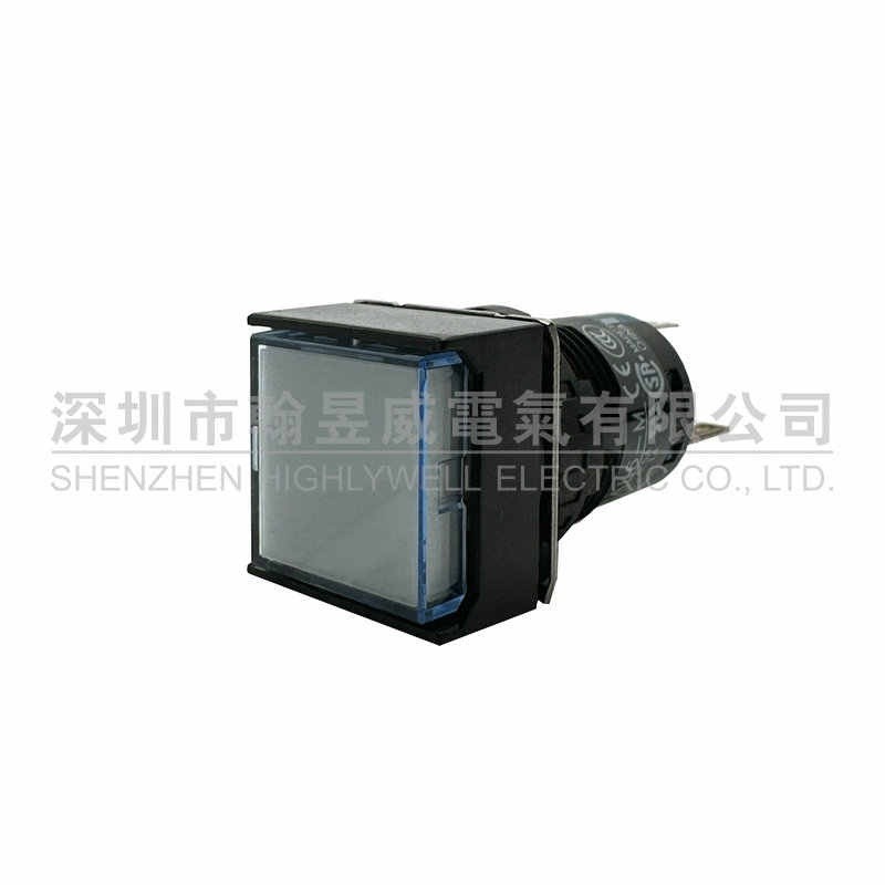 IDEC and spring 12V waterproof button square AL6Q-M23PGC PRC YC spot ...