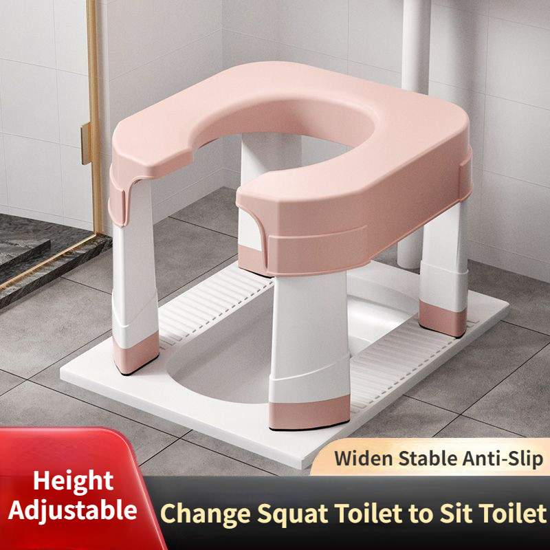 Change Squatting Toilet To Sitting Toilet Chair Commodes Stool