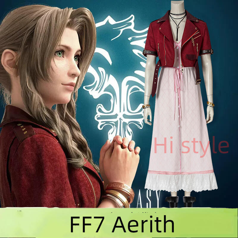 Lardoo Collab Series: Final Fantasy 7 Rebirth FF7 Aerith Cosplay ...