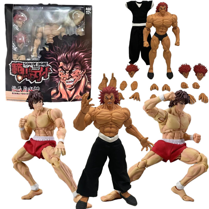 New Baki Hanma Yujiro Hanma Action Figure ST 1/12 Storm Toy Dolls Anime ...