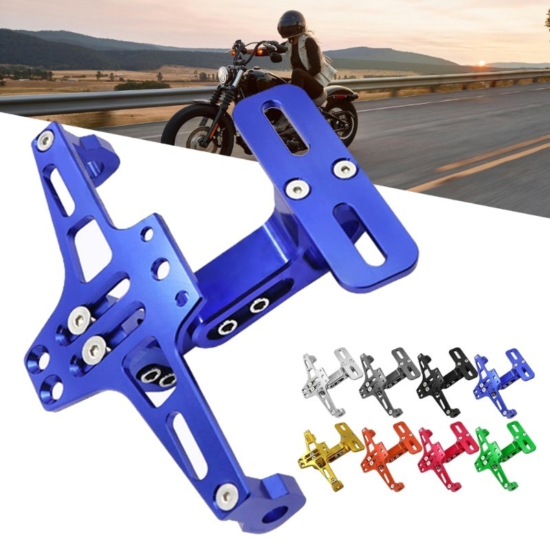jenniferac Aluminum Motorbike Number Plate Motorcycle Rear License ...