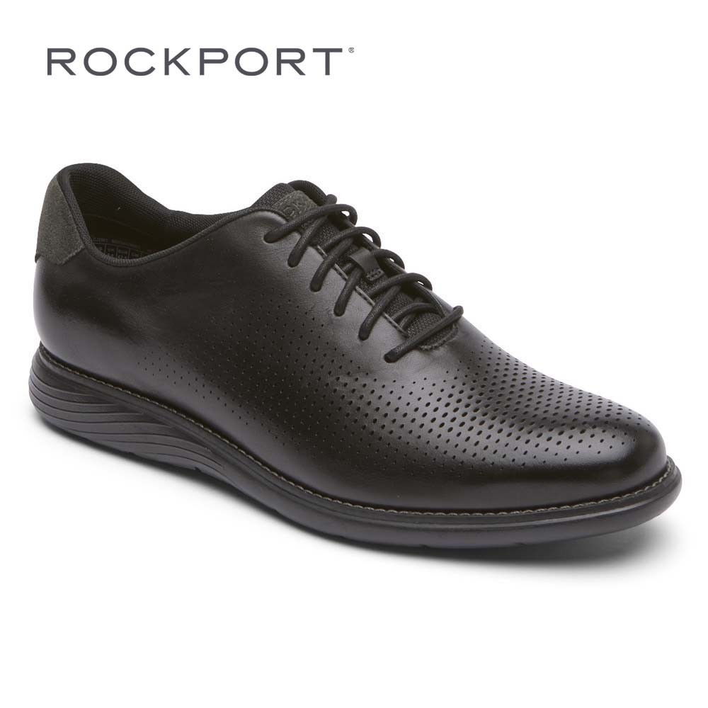 Rockport Trut Garett Ubal Black Men Shoes Shopee Philippines