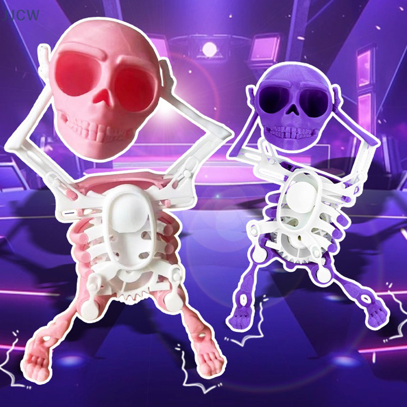 [JJCW] 3D Printed Dancing Skeleton Skull Shapeshift Robot Figures Toys ...