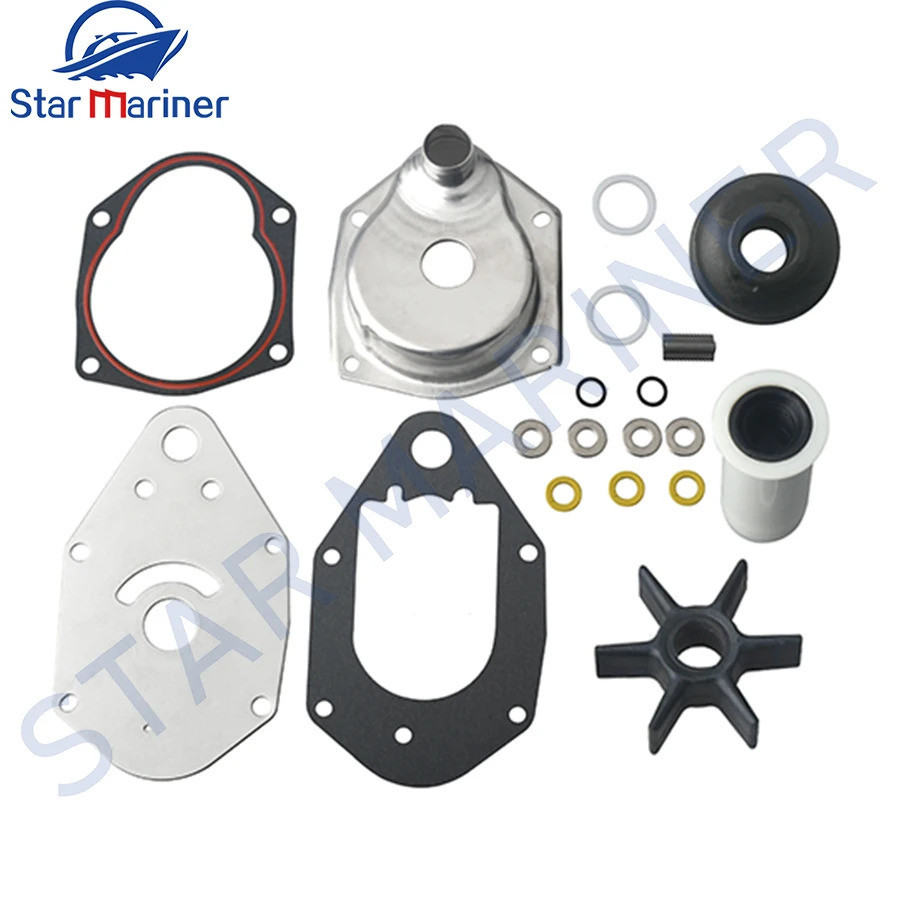 46812966A12 Water Pump Impeller Kit With Housing For Mercury Outboard